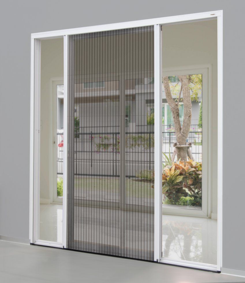 puerta plisada doble