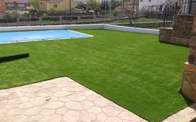 Instalación césped artificial en Madrid